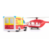 Ambulancia y helicóptero Mercedes-Benz