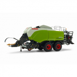 Empacadora a escala Claas Quadrant 5300 RC, miniatura agrícola detallada para coleccionistas.