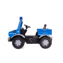 Camión de pedales rollyUnimog THW azul para niños de 3 a 8 años