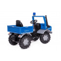 Camión de pedales rollyUnimog THW azul para niños de 3 a 8 años