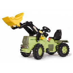 Tractor Mercedes MB Trac 1500 con pala a pedales y marchas
