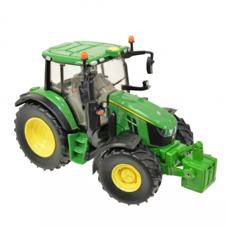 Réplica a escala 1:32 del tractor John Deere 6120M de Britains para coleccionistas.