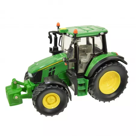 Réplica a escala 1:32 del tractor John Deere 6120M de Britains para coleccionistas.