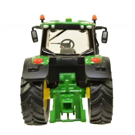 Réplica a escala 1:32 del tractor John Deere 6120M de Britains para coleccionistas.