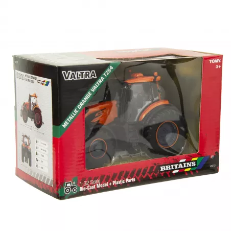 Tractor de juguete Valtra T254 de Britains a escala 1:32 para coleccionistas