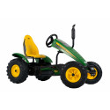 Kart de pedales BERG XL John Deere BFR con diseño oficial de tractor y neumáticos de gran agarre.