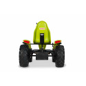 Kart de pedales BERG XL Claas BFR con diseño de tractor agrícola para niños.
