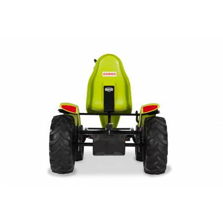 Kart de pedales BERG XL Claas BFR-3 con diseño de tractor verde para niños