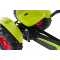Kart de pedales BERG XL Claas BFR-3 con diseño de tractor verde para niños