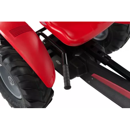 Kart eléctrico de pedales BERG XXL Case IH E-BFR inspirado en tractor Case IH con motor de asistencia de 250W.