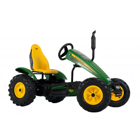 Kart de pedales eléctrico BERG XXL John Deere E-BFR con motor de asistencia de 250W.