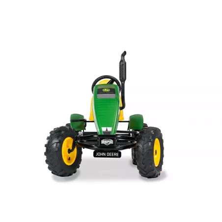 Kart de pedales eléctrico BERG XXL John Deere E-BFR con motor de asistencia de 250W.
