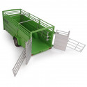 Remolque de ganado Joskin Betimax RDS G 6000 verde a escala 1:32 para coleccionistas de maquinaria agrícola.