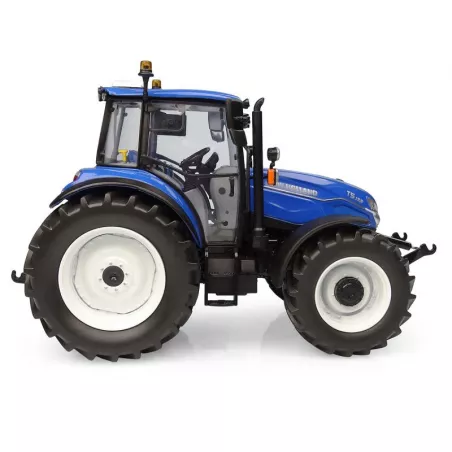Réplica a escala 1:32 del tractor New Holland T5.120 Dual Command 2025 para coleccionistas.