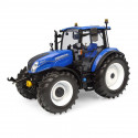 Réplica a escala 1:32 del tractor New Holland T5.120 Dual Command 2025 para coleccionistas.