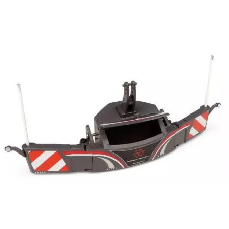 Contrapeso bumper de 800kg Massey Ferguson a escala 1:32 de Universal Hobbies para coleccionistas.