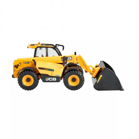 Réplica a escala 1:32 del manipulador telescópico JCB 542-70 Agrixtra para coleccionismo agrícola.