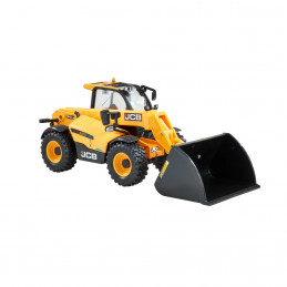 Réplica a escala 1:32 del manipulador telescópico JCB 542-70 Agrixtra para coleccionismo agrícola.