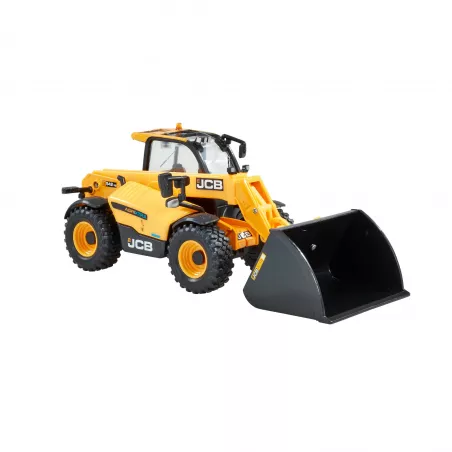 Réplica a escala 1:32 del manipulador telescópico JCB 542-70 Agrixtra para coleccionismo agrícola.