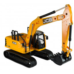 Réplica a escala 1:32 de la excavadora JCB 220X LC de Britains para coleccionistas.