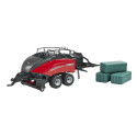 Empacadora Case IH LB434R XL de Britains, réplica a escala 1:32 para coleccionismo agrícola.