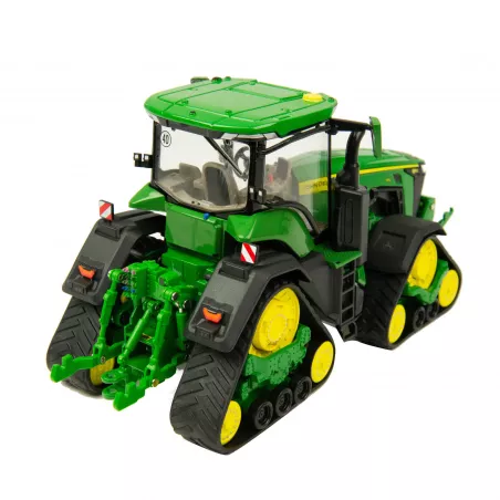 Réplica a escala 1:32 del tractor John Deere 8RX 410 de Britains con sistema de cuatro orugas para coleccionistas.