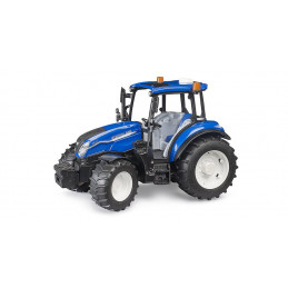 Tractor de juguete New Holland T5.120 de Bruder a escala 1:16