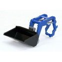 Cargador frontal a escala 1:16 para tractor de juguete New Holland T5.120.