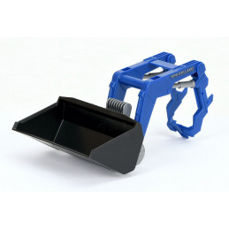 Cargador frontal a escala 1:16 para tractor de juguete New Holland T5.120.