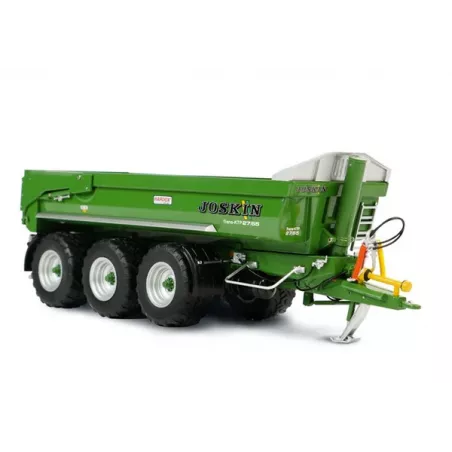 Miniatura de remolque agrícola Joski Trans-KTP 27/65 verde a escala 1:32 de Universal Hobbies.