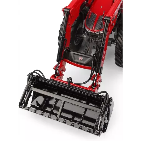 Tractor en miniatura Massey Ferguson 5S.115 a escala 1:32 con pala frontal FL.4121.