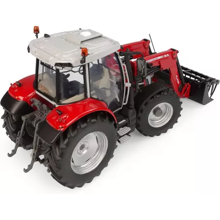 Tractor en miniatura Massey Ferguson 5S.115 a escala 1:32 con pala frontal FL.4121.