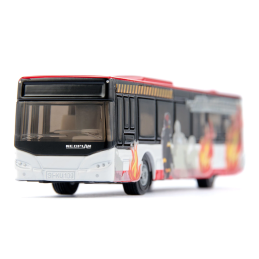 Autobús público de juguete Neoplan de Siku fabricado en metal y plástico resistente de alta calidad.