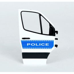 Puerta de pasajero de repuesto para Mercedes-Benz Sprinter de policía de juguete Bruder.