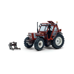 Réplica a escala 1:32 del tractor Fiat 80-90 cabina superconfort 4x4 de 1997 para coleccionistas.
