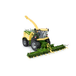 Miniatura agrícola Krone BigX 1180 escala 1:32 con cabezales intercambiables EasyFlow 300S y XCollect 900-3.