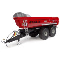 Remolque JOSKIN TRANS-KTP 22/50 rojo a escala 1:32 de metal y plástico para diorama agrícola