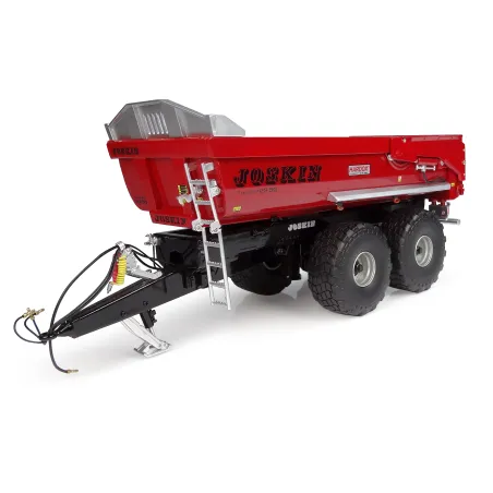 Remolque JOSKIN TRANS-KTP 22/50 rojo a escala 1:32 de metal y plástico para diorama agrícola