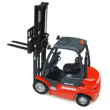 Réplica a escala 1:32 de la carretilla elevadora Manitou MI 25D, miniatura de metal para coleccionistas.