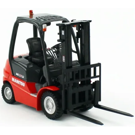 Miniatura a escala 1:32 de la carretilla elevadora Manitou MI 25D en metal y plástico para coleccionistas.