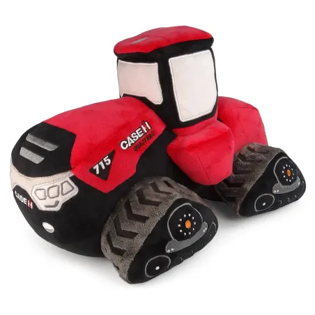 Réplica a escala del tractor Case IH Quadtrac 715 de Universal Hobbies con detalles en orugas y cabina.