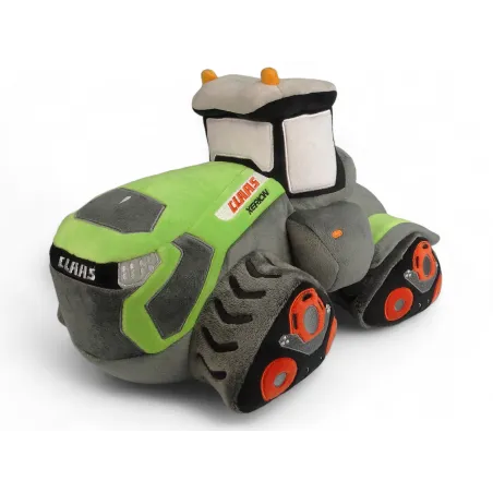 Réplica a escala detallada del tractor Claas Xerion para coleccionistas de maquinaria agrícola.