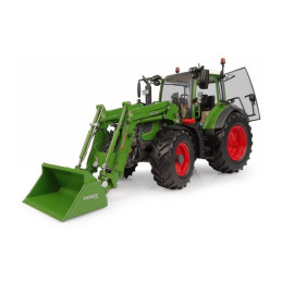Réplica a escala 1:32 del tractor Fendt 515 Vario con cargador frontal funcional para coleccionistas.