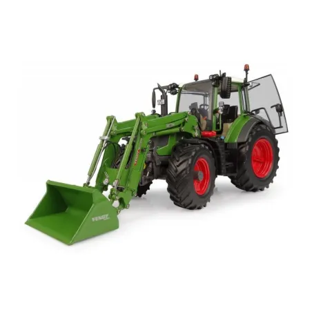 Réplica a escala 1:32 del tractor Fendt 515 Vario con cargador frontal funcional para coleccionistas.