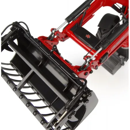 Tractor a escala 1:32 Massey Ferguson 5M.145 con cargadora frontal funcional para coleccionistas.