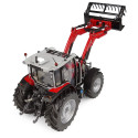Tractor a escala 1:32 Massey Ferguson 5M.145 con cargadora frontal funcional para coleccionistas.