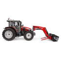 Tractor a escala 1:32 Massey Ferguson 5M.145 con cargadora frontal funcional para coleccionistas.