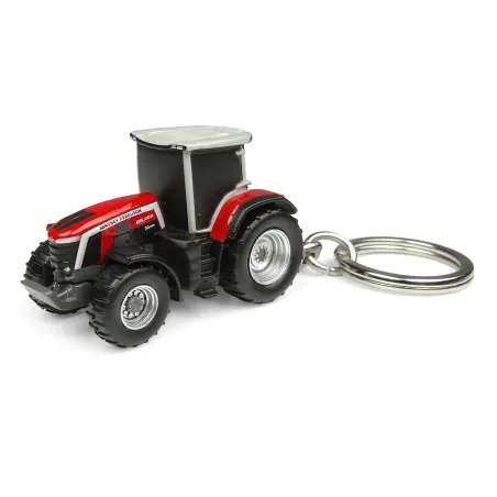 Miniatura coleccionable a escala del tractor Massey Ferguson 8S.265 Xtra con acabados de alta fidelidad.