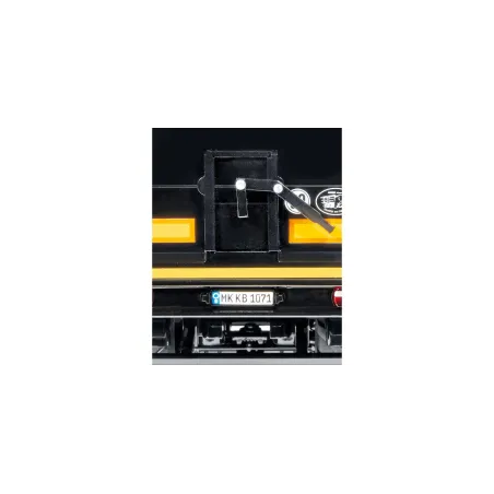 Remolque Krampe SB II 30/1070 negro a escala 1:32 de Wiking para colecciones agrícolas y dioramas.