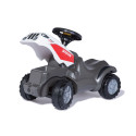 Tractor correpasillos rollyMinitrac Steyr Plus 4120 de Rolly Toys con capó abatible